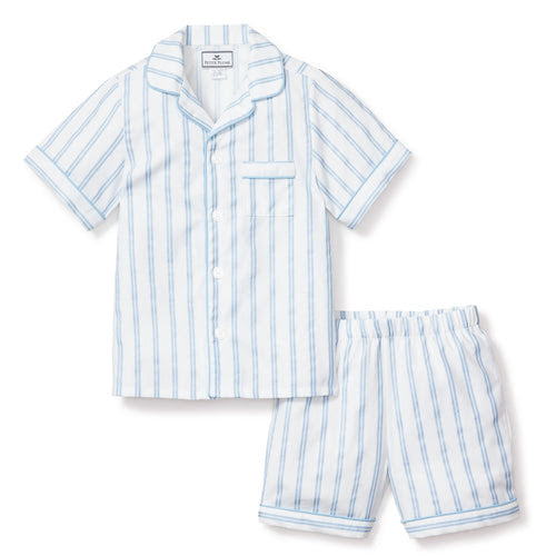 Petite Plume Children's Periwinkle Stripe Short Set