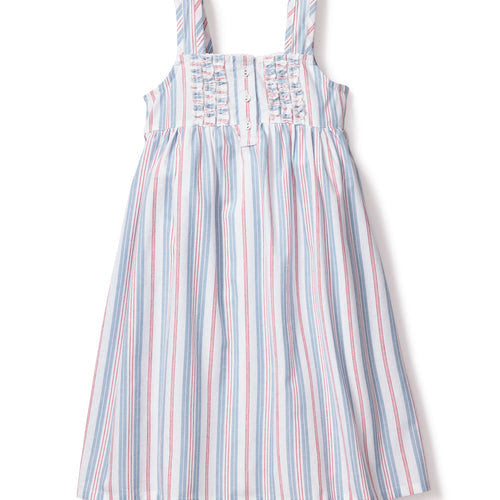 Petite Plume Children's Vintage French Stripes Charlotte Nightgown