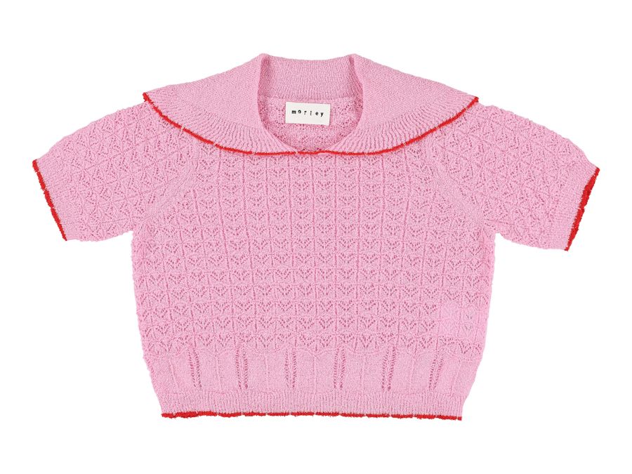 Morley Xango Girls Knitted Top Candy