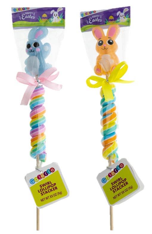 Galerie Candy and Gifts - Galerie Swirl Lollipop & Gummy Bunny Stacker