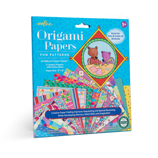 eeBoo - Fun Patterns Origami Papers