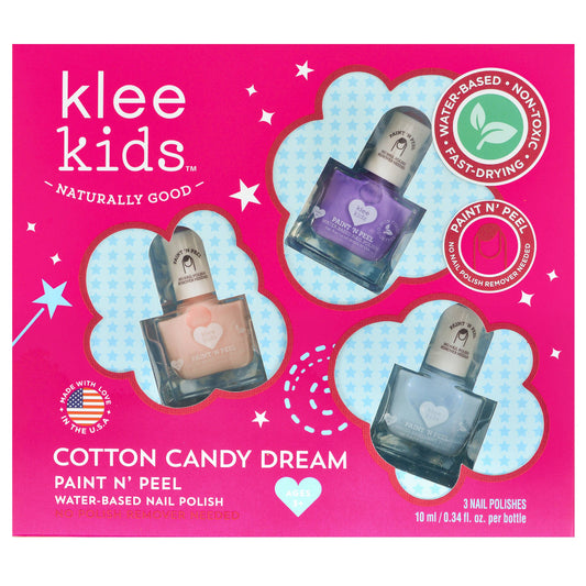 Klee Naturals - Starry Sky Kiss - Klee Kids Water-Based Nail Polish Set
