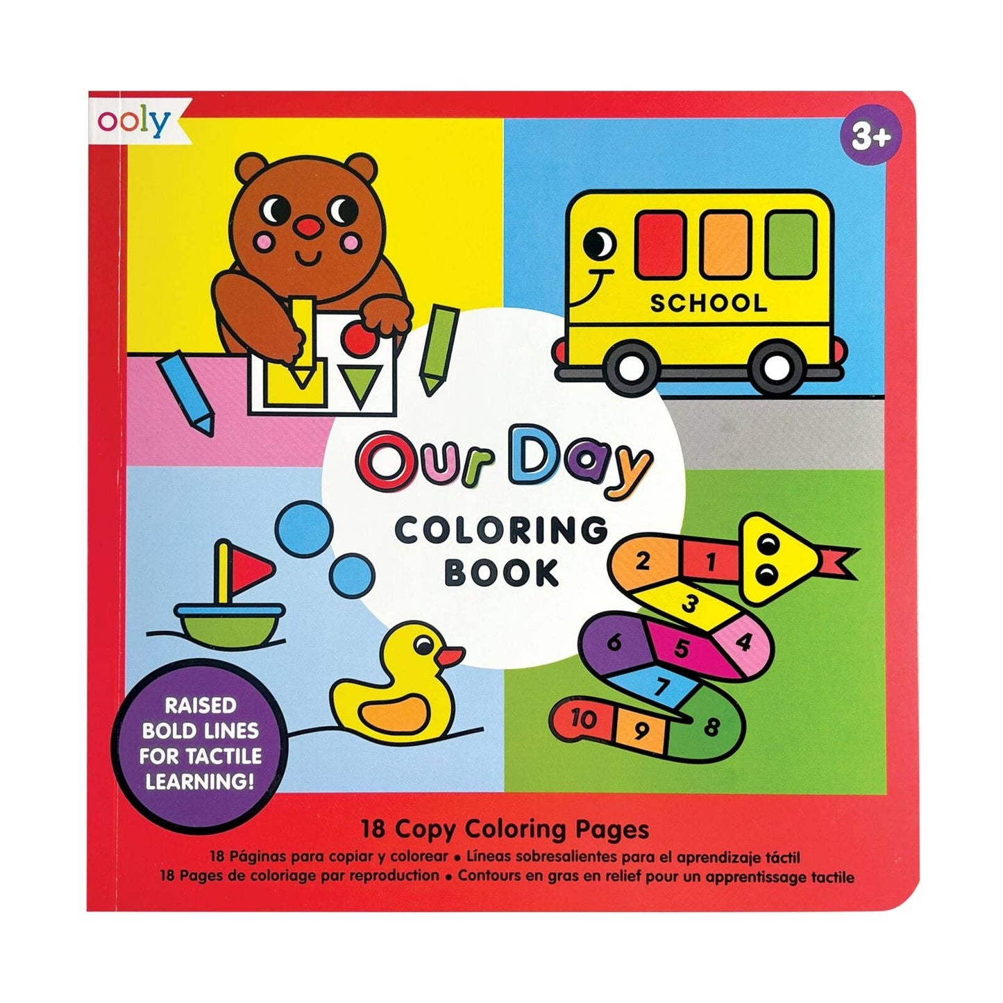 OOLY - Our Day Copy Coloring Book (7.8" x 7.8")
