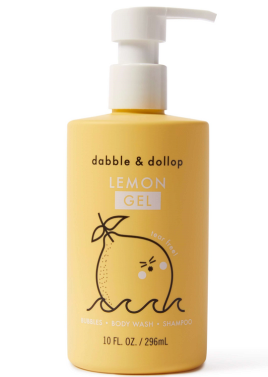 Dabble & Dollop Lemon Shampoo, Bubble Bath, and Body Wash