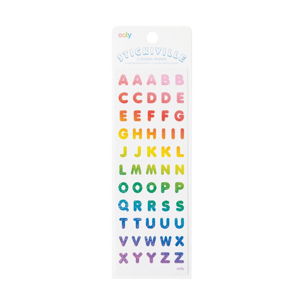 OOLY - Stickiville Rainbow Letters