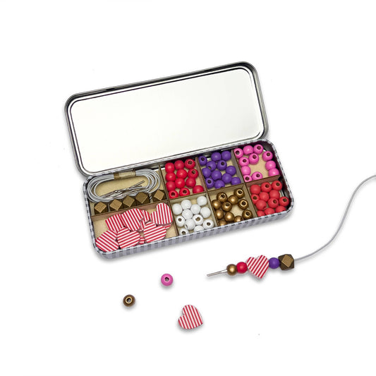 Cotton Twist - Love & Hearts Bracelet Bead Kit