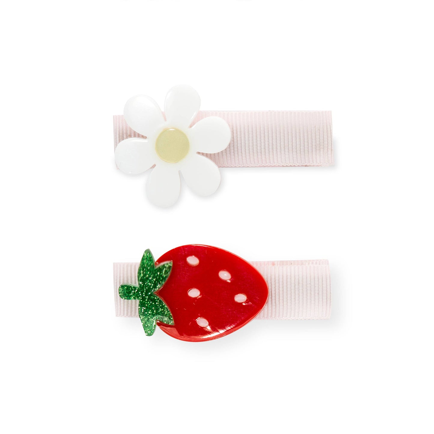 Lilies & Roses NY - Strawberry Flower Hair Clips