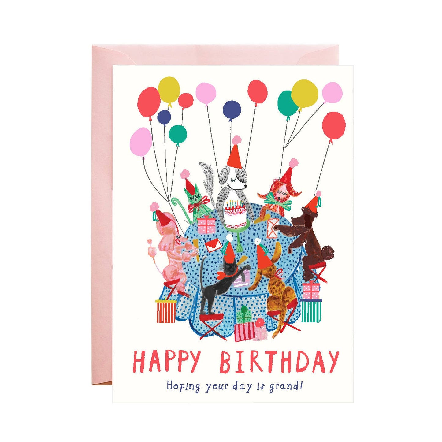 Mr. Boddington's Studio - Dog Party - Greeting Card