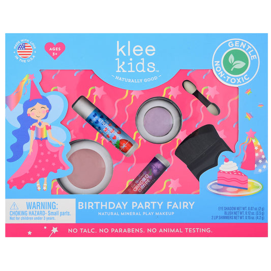 Klee Naturals -  Birthday Party Fairy - Klee Kids Play Makeup 4-PC Kit