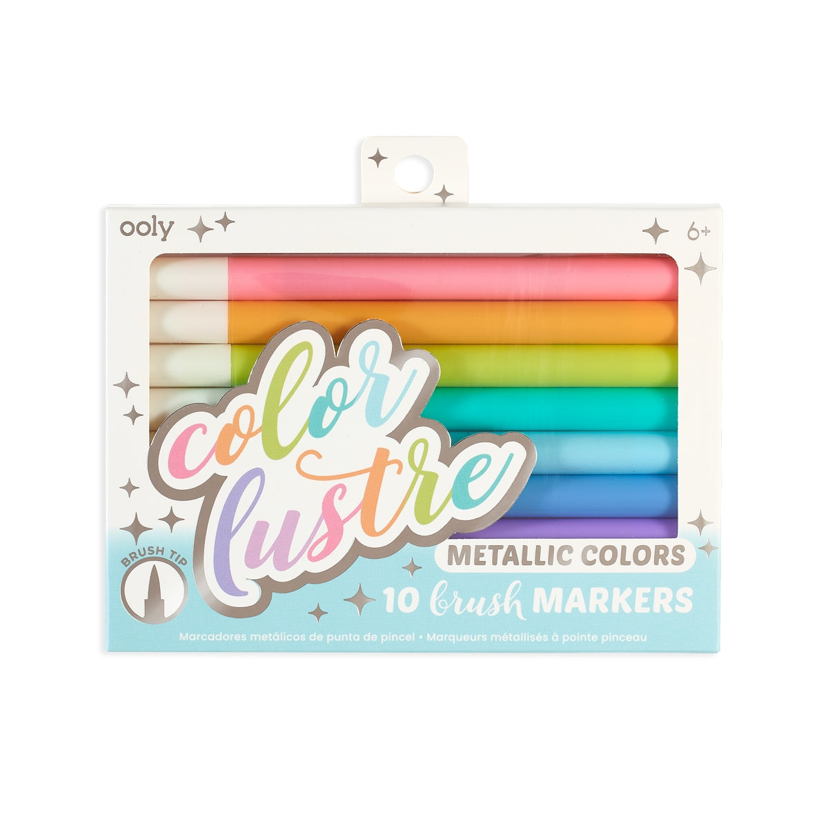 Ooly Color Lustre Metallic Brush Markers