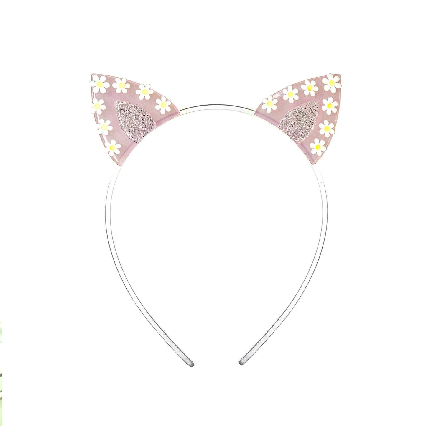 Lilies & Roses NY-Daisy Ears Pink Headband