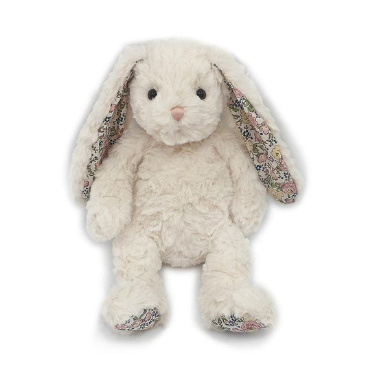 Mon Ami Faith Cream Floral Bunny Plush Toy