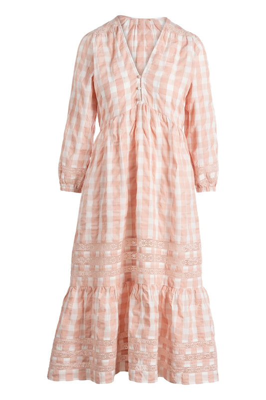 Baybala Women's Lyla Dress in Pink Gingham