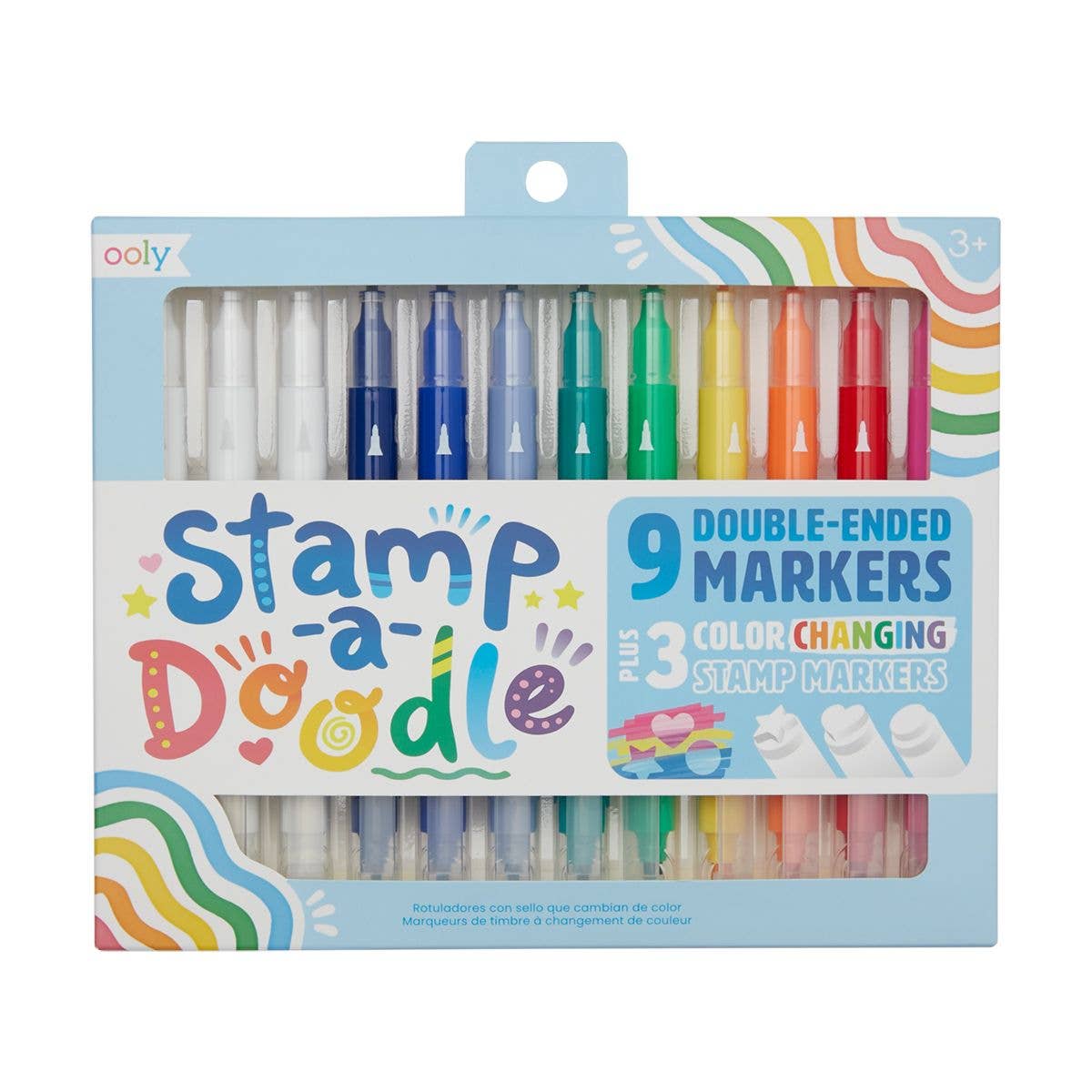 OOLY - Stamp-A-Doodle Double-Ended Markers - Set of 12