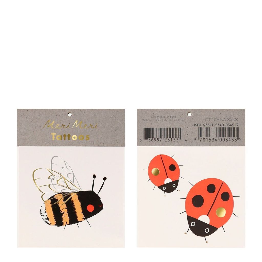 Meri Meri Bee & Ladybird Tattoo