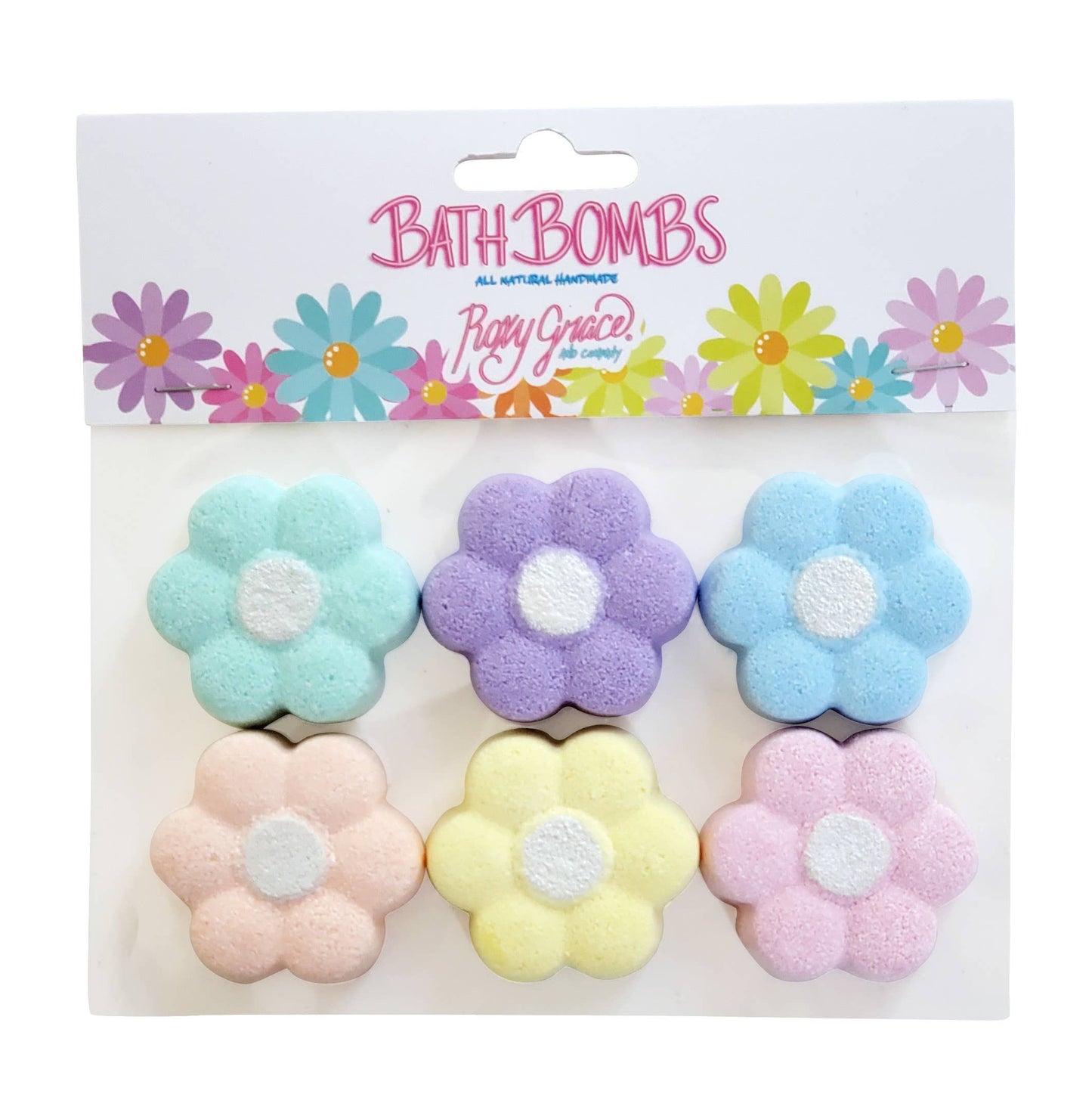 Roxy Grace - Mini Daisy Bath Bomb - Pack of 6