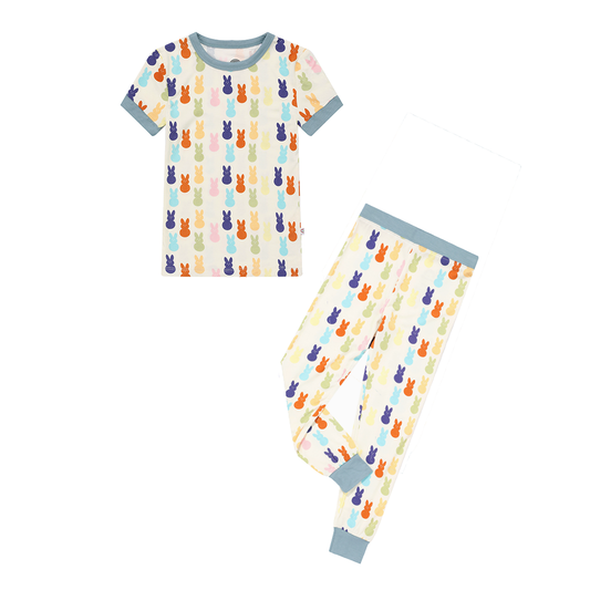 Emerson and Friends - Peeps Easter Bunny Bamboo  Kids Pajama Set
