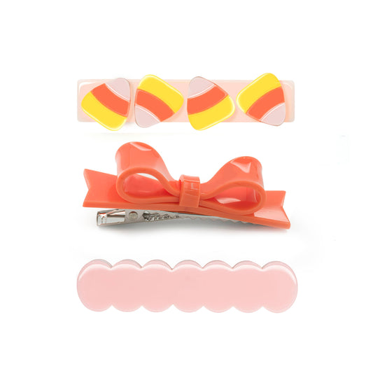 Lilies & Roses NY - Candy Corn & Bowtie Alligator Clips