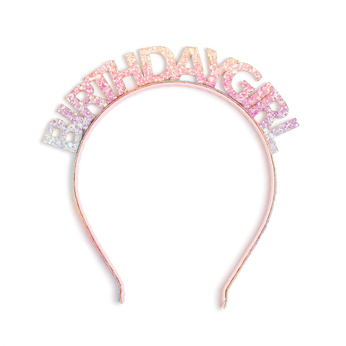 Sweet Wink - Pastel Rainbow Birthday Girl Headband - Birthday Headband