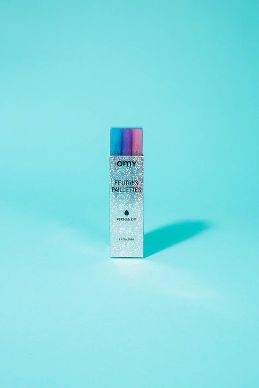 Omy Glitter Markers - Set of 9