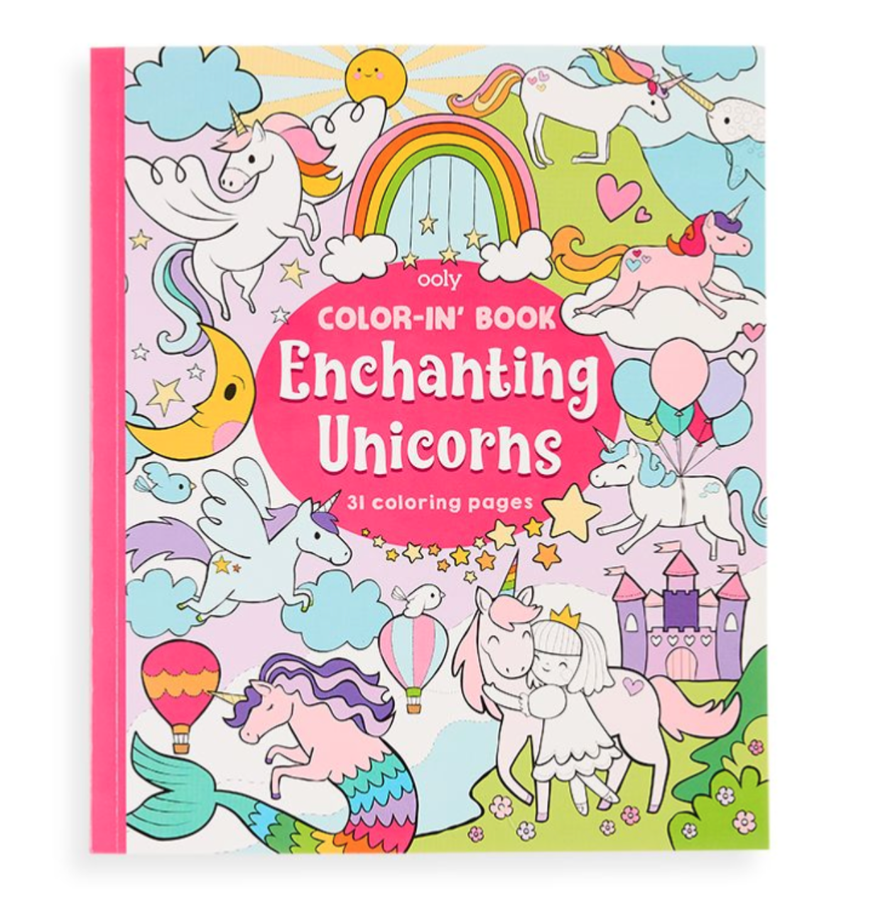 OOLY - Color-in' Book: Enchanting Unicorns