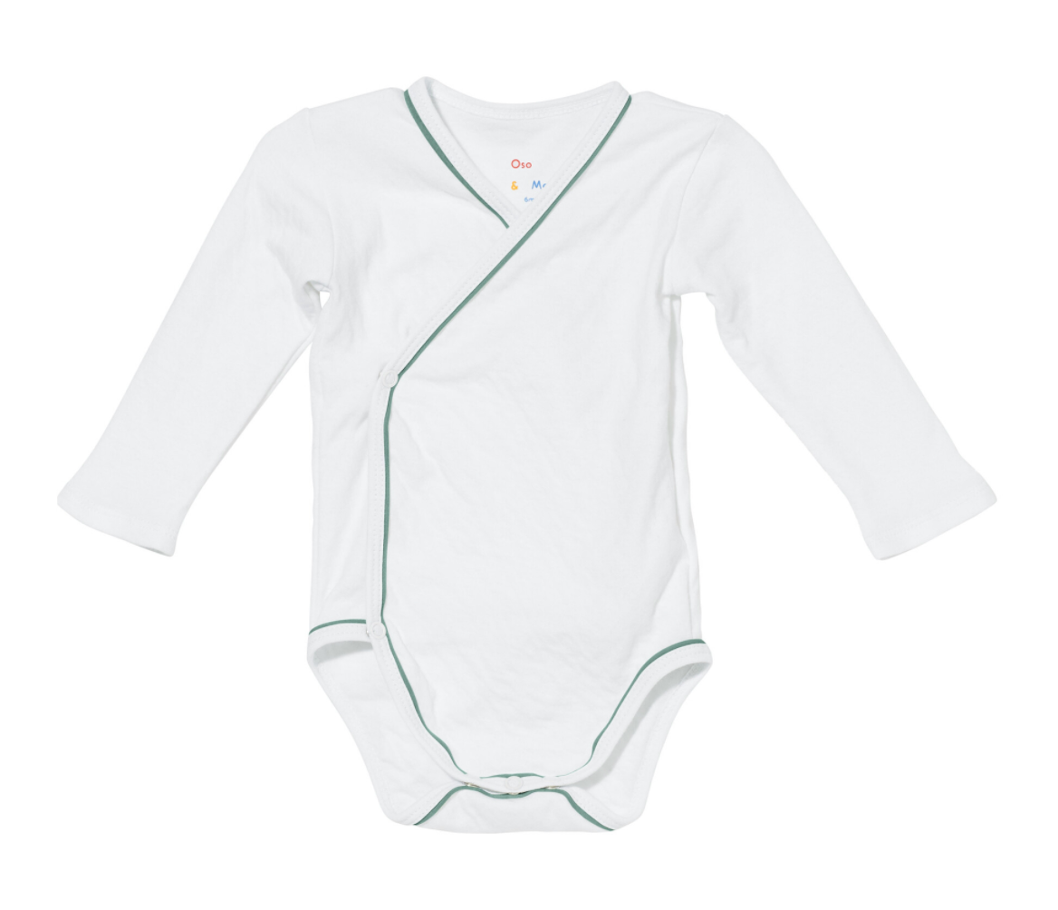 Oso & Me Crossbody Onesie Seafoam