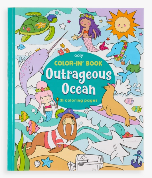 OOLY - Color-in' Book : Outrageous Ocean