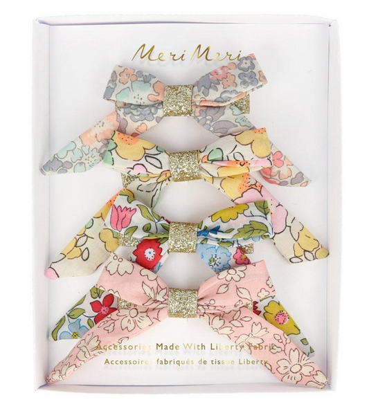 Meri Meri Floral Bow Hair Clips