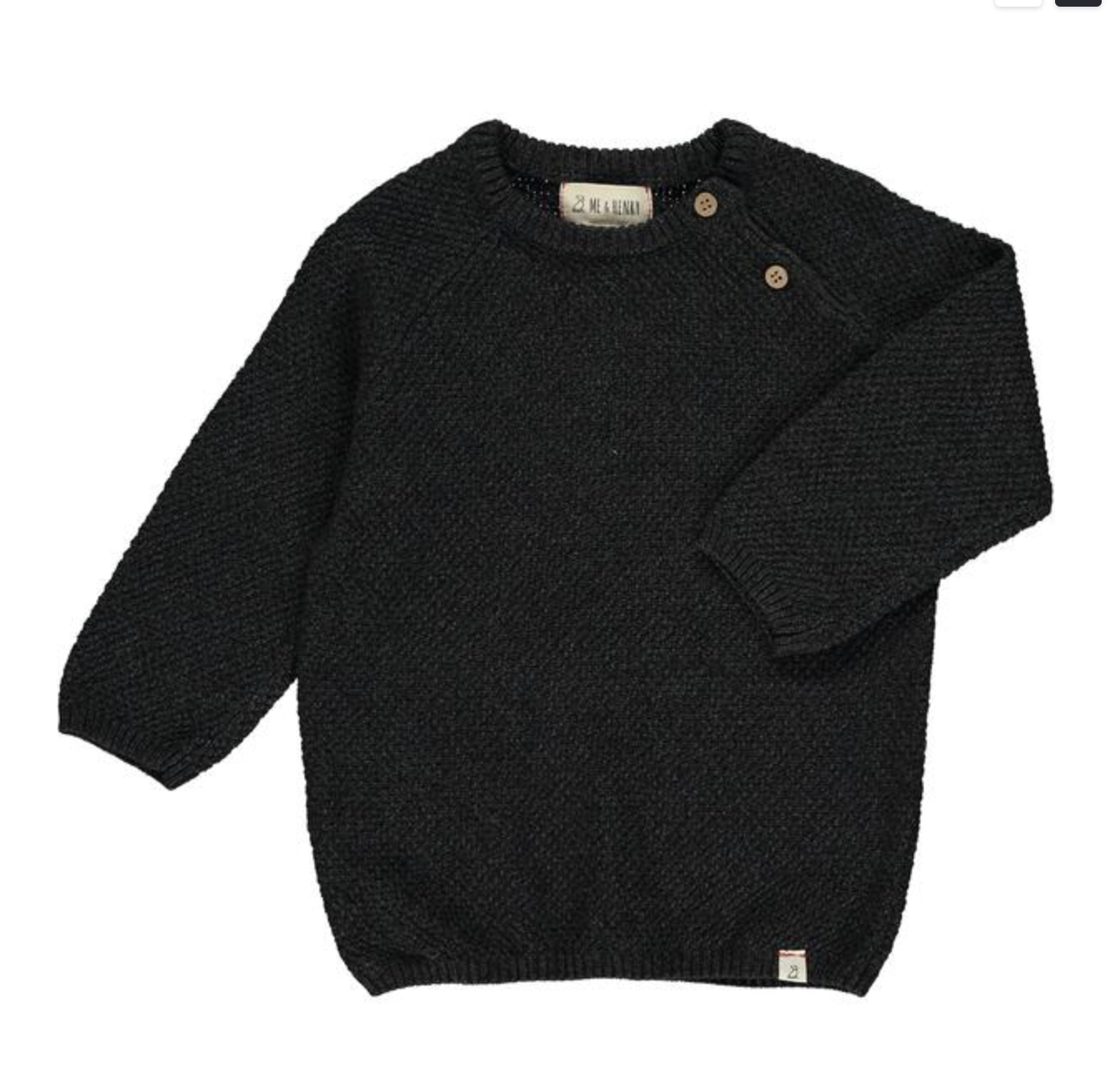 Me & Henry Roan Sweater - Charcoal