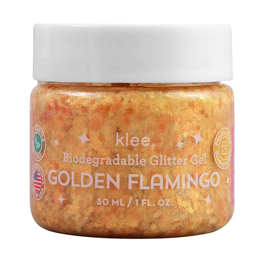 Klee Naturals - Glitter Gel - Golden Flamingo 1oz