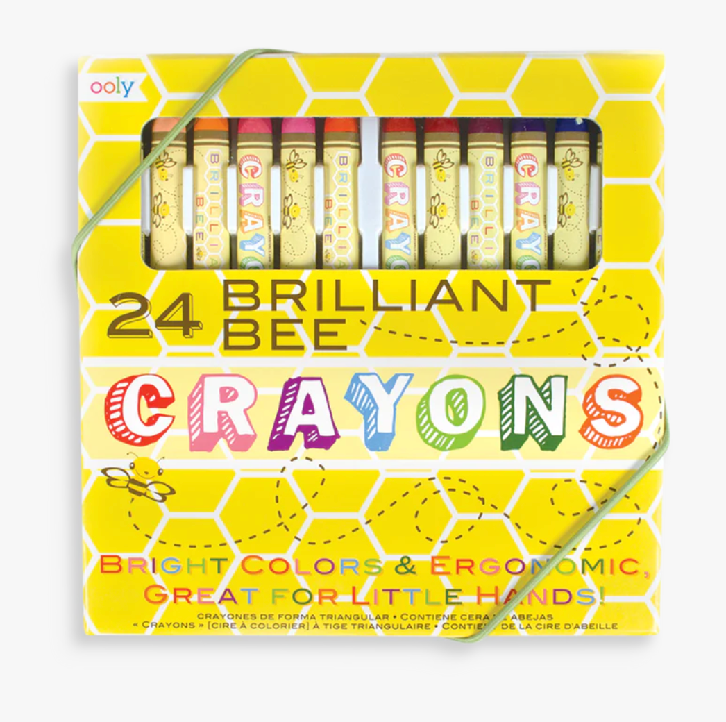 Ooly Brilliant Bee Crayons