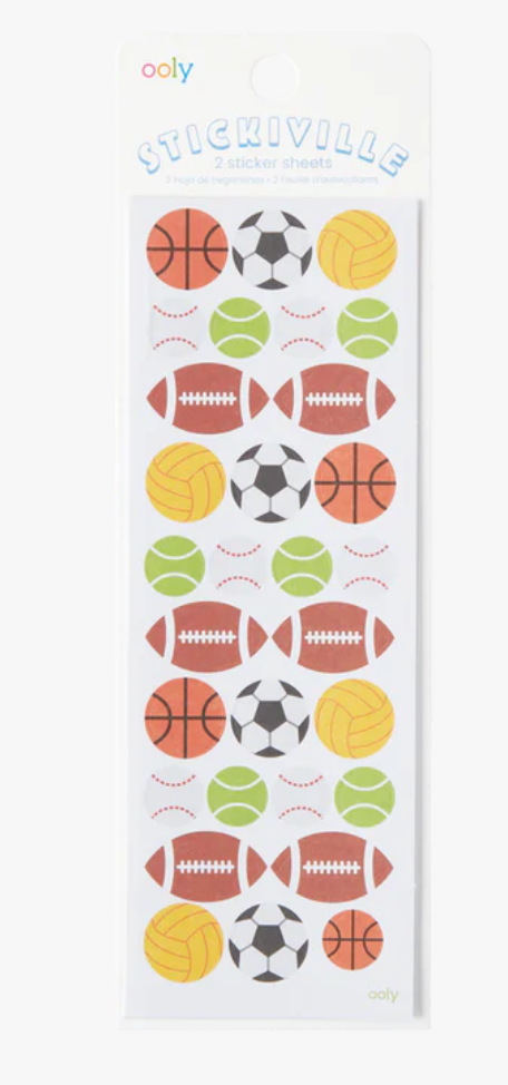 OOLY - Stickiville Sport Balls Stickers