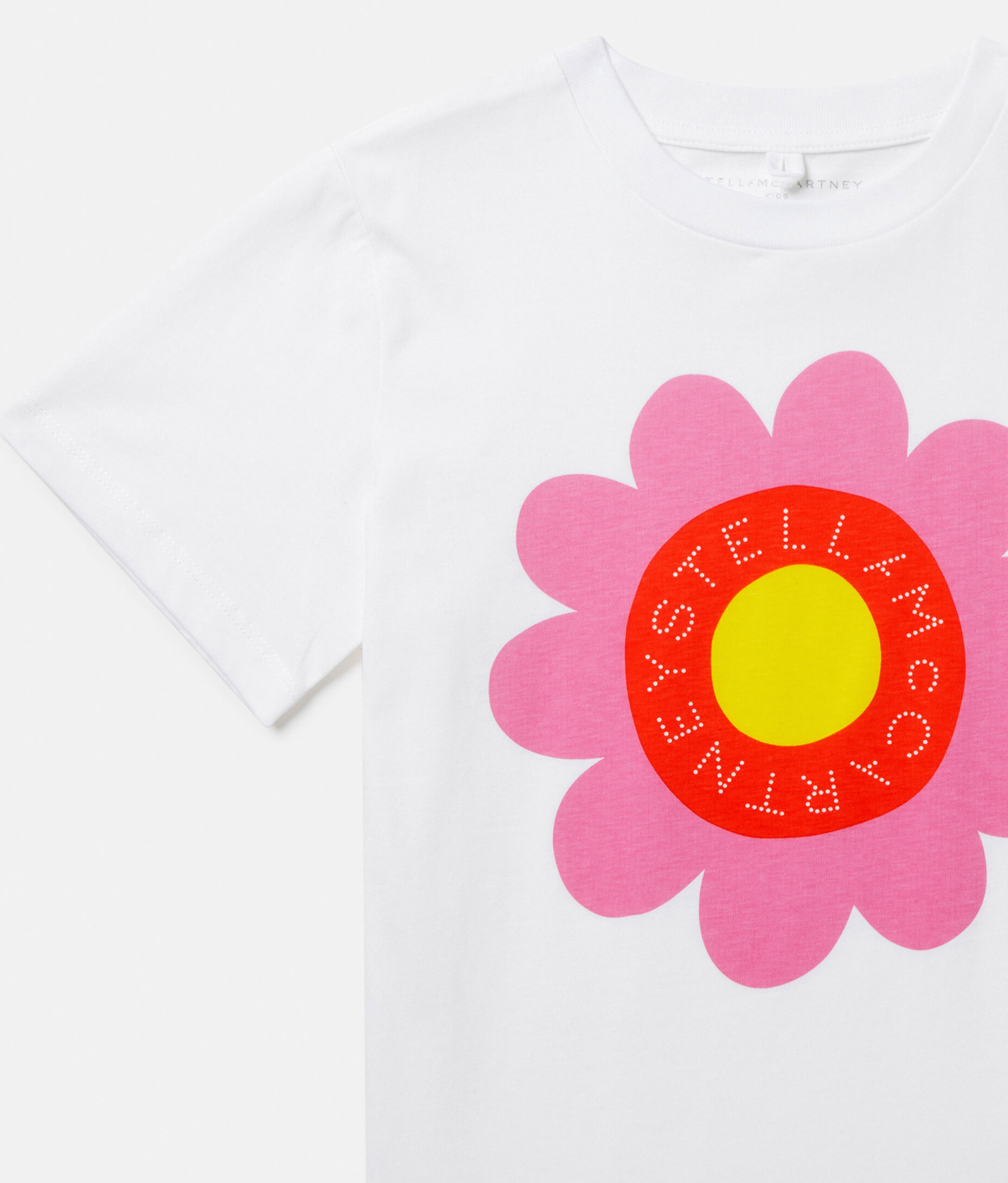 Stella McCartney Logo Graphic Flower T-Shirt
