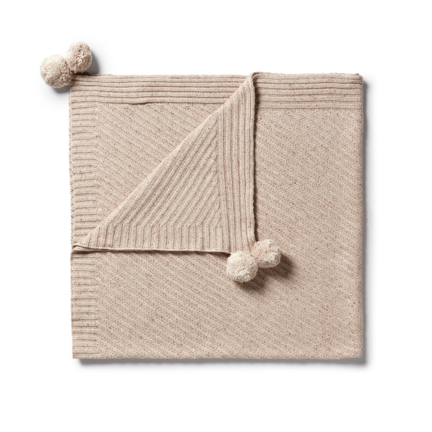 Wilson + Frenchy Knitted Jacquard Blanket
