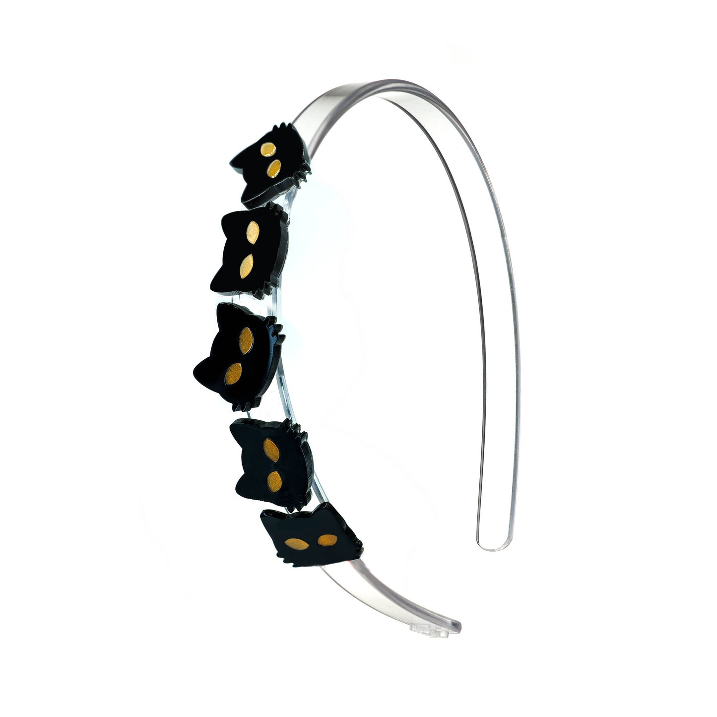 Lilies & Roses NY - Multi Cat Black Headband
