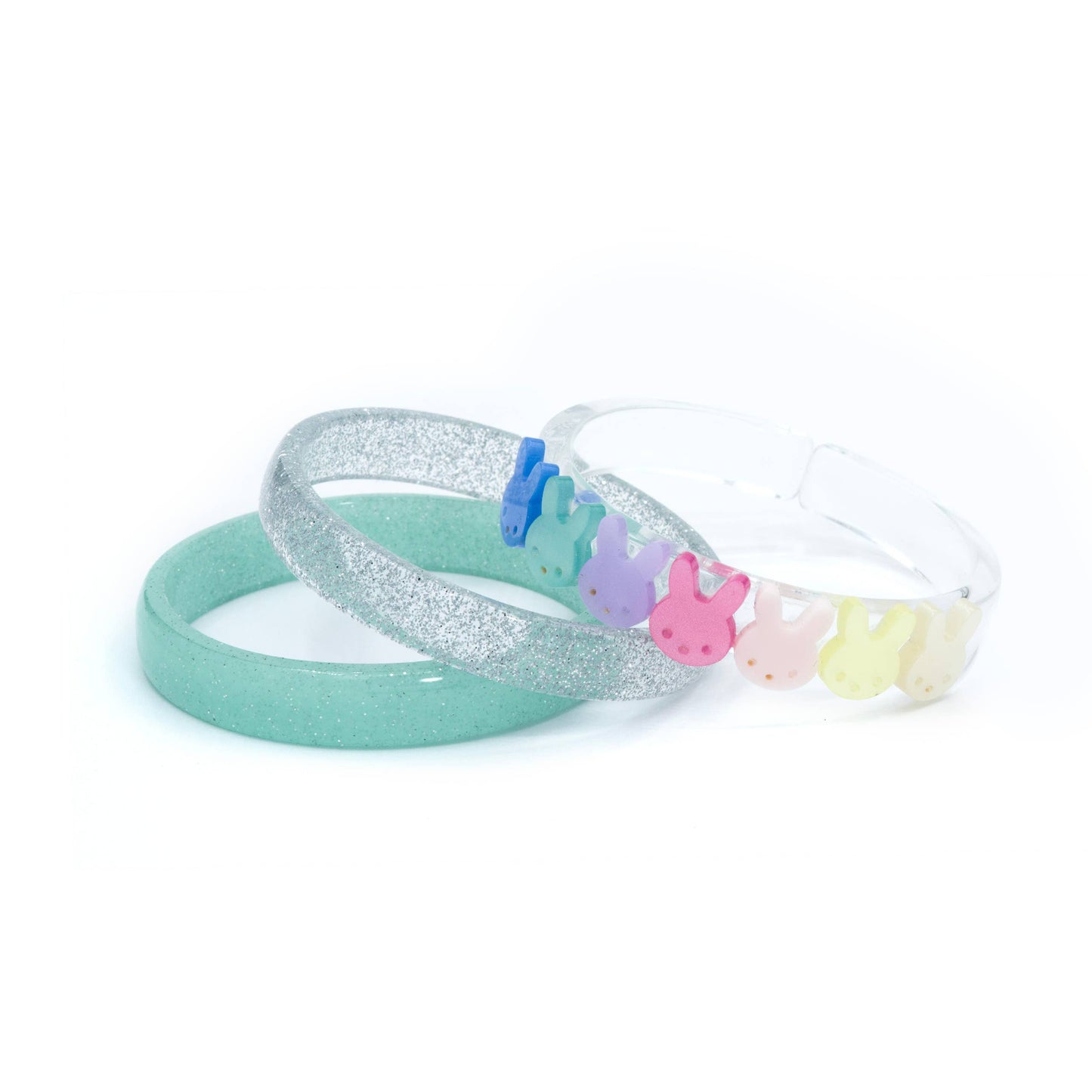 Lilies & Roses NY -Multi Bunnies Satin Bangles