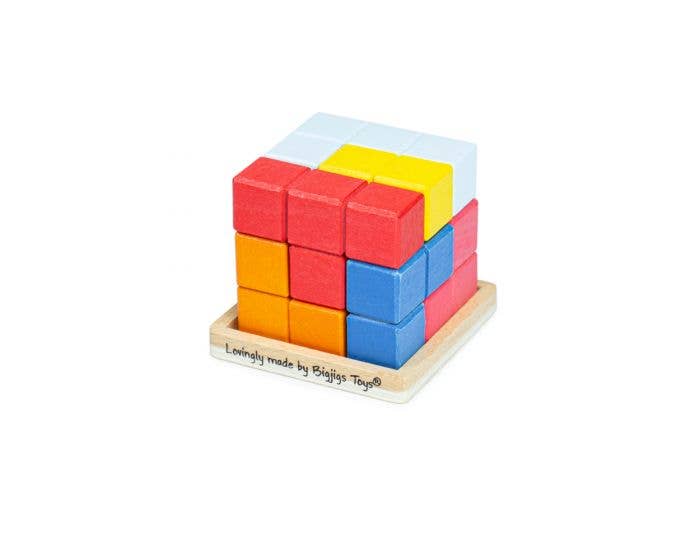Bigjigs Toys - Lock-a-Cube