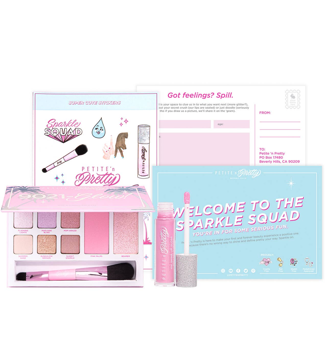 Petite 'n Pretty - At First Glow Makeup Starter Kit