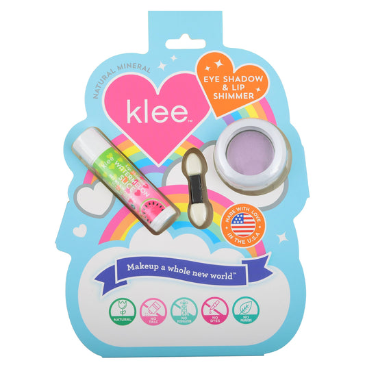 Klee Naturals - NEW! Lilac Sparkles - Eye Shadow and Lip Shimmer Set