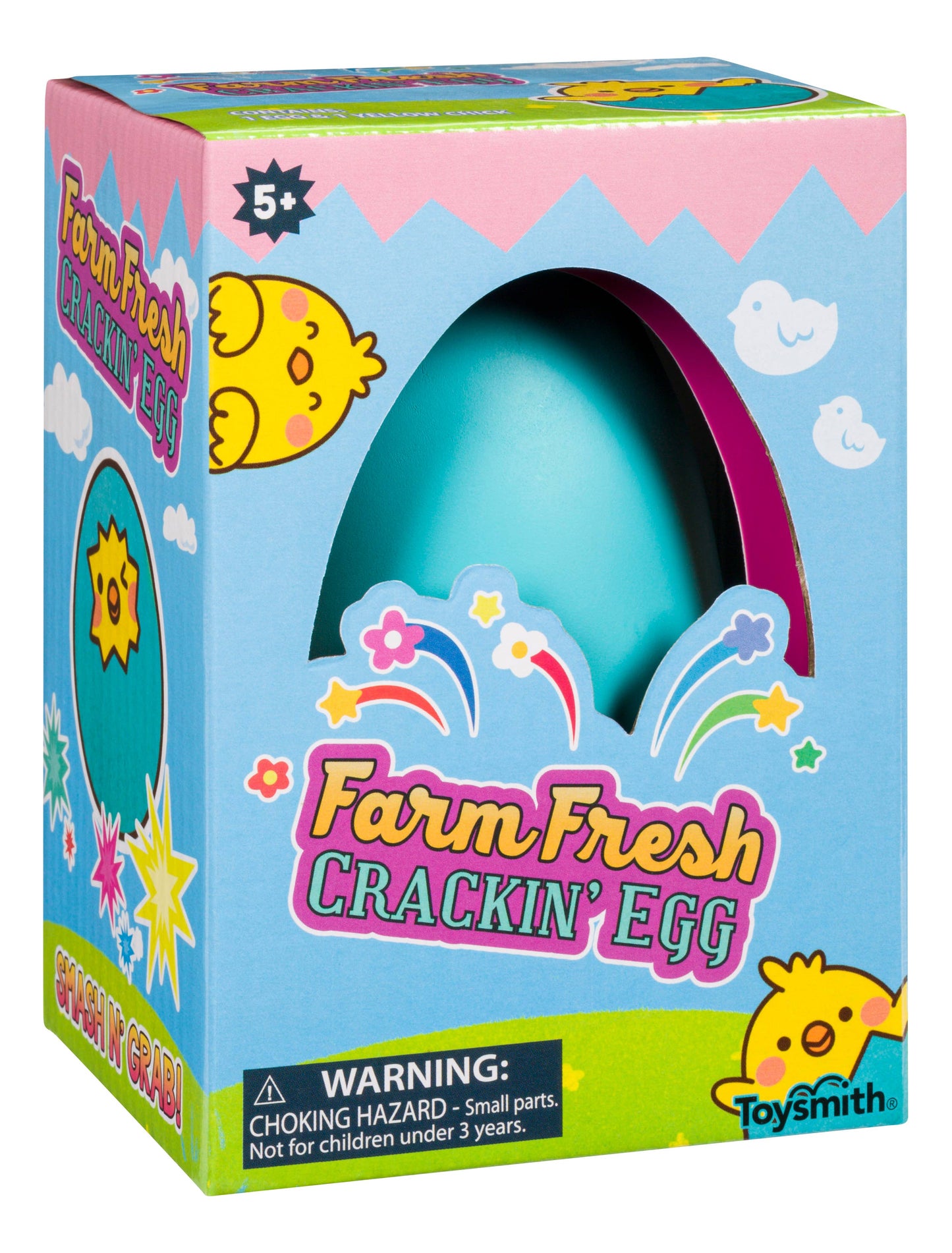 Toysmith - Farm Fresh Crackin Egg-Easter Toy