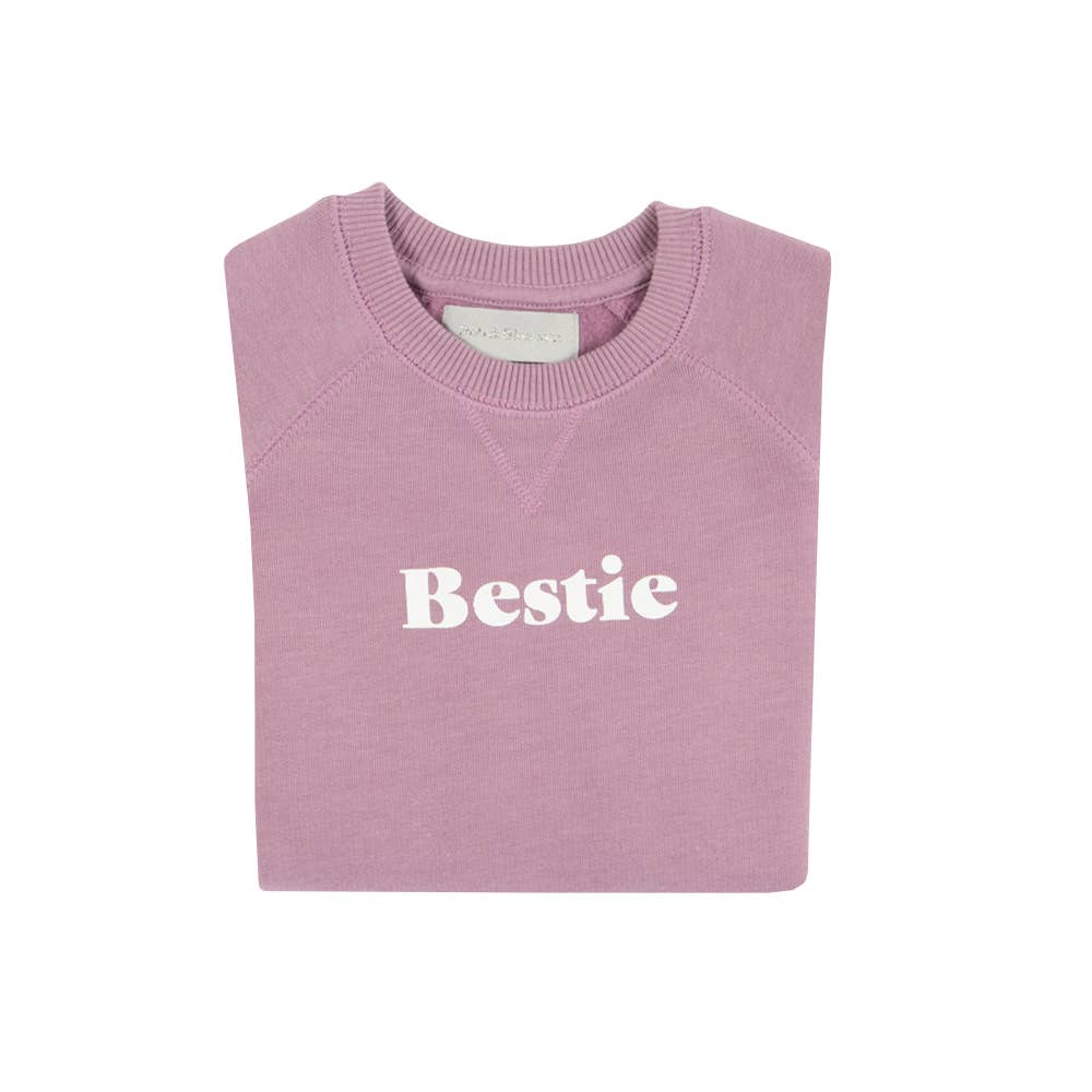 Bob & Blossom Ltd - Violet 'BESTIE' Sweatshirt