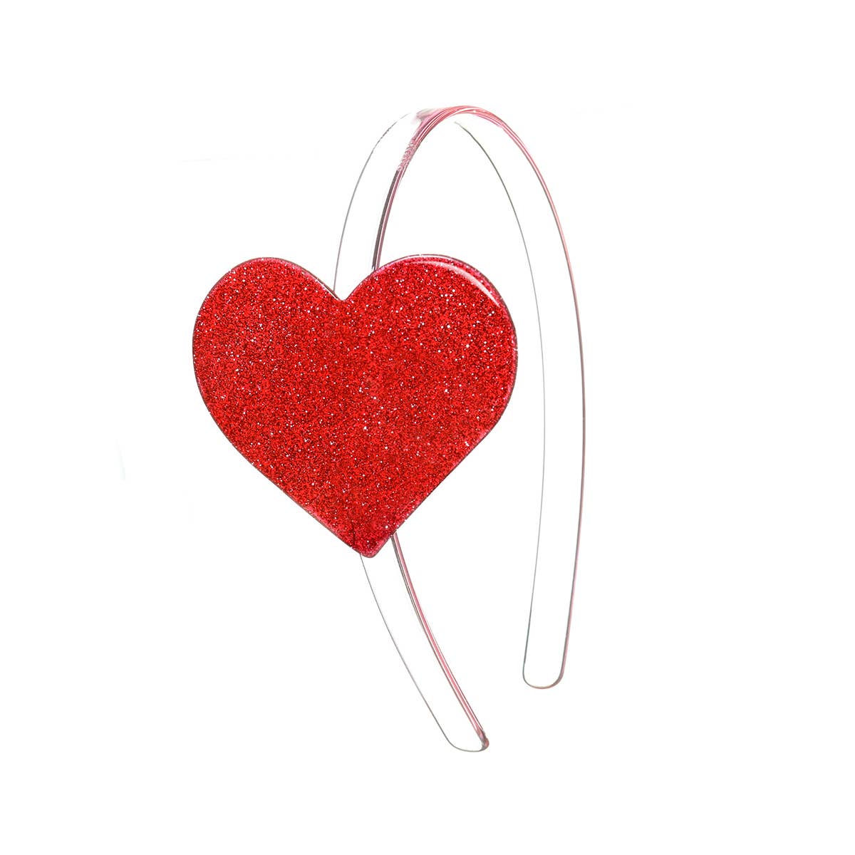Lilies & Roses NY - VAL-Cece Heart Glitter Red Headband