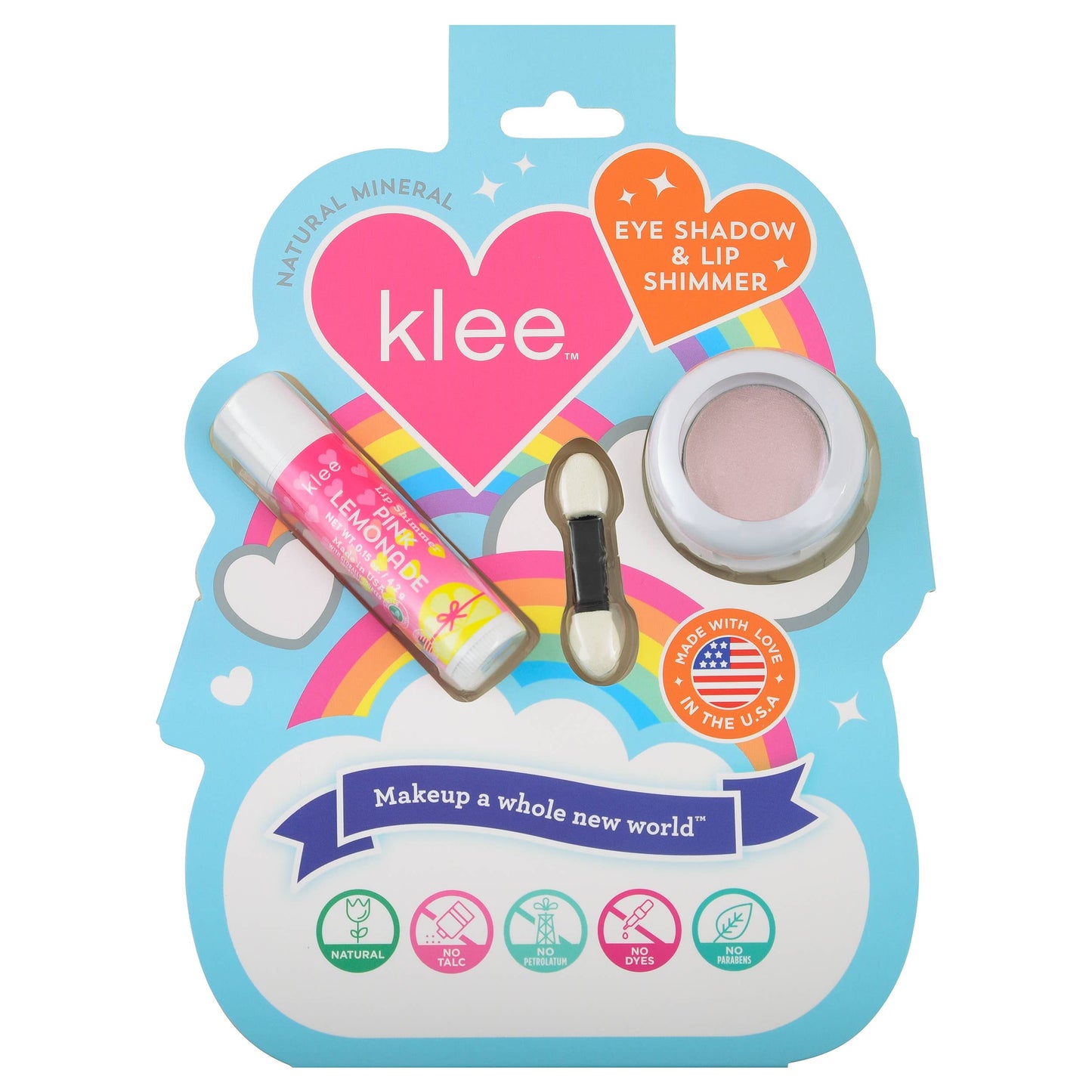Klee Naturals - Primrose Shimmer - Eye Shadow and Lip Shimmer Set